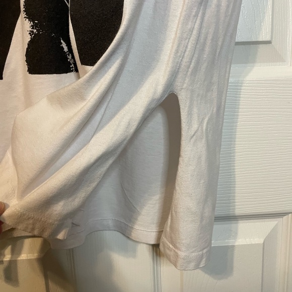 ASAP A$AP Rocky white w/ inverted & posterized black profile graphic tee sz L - Picture 8 of 10